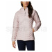 Bunda Columbia Powder Lite™ Hooded Jacket W - světle růžová