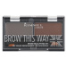 Rimmel Brow This Way paleta pro líčení obočí odstín 003 Dark Brown 1,3 g