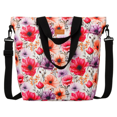 Stylová dámská taška na rameno Sylviane, červená Rovicky