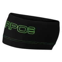 Karpos čelenka Alagna black/fluo green