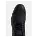 Černé pánské kožené kotníkové boty Jack & Jones Tubar