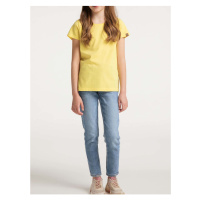 Žluté holčičí basic tričko Ragwear Violka
