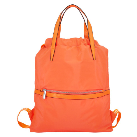 Praktický dámský batoh Dunero, oranžová Paolo Bags