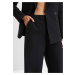Bonprix BODYFLIRT kalhoty s širokými nohavicemi Barva: Černá, Mezinárodní