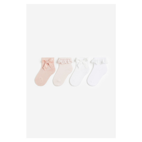 H & M - Ponožky 4 páry - oranžová H&M