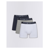 Knowledge Cotton 3-Pack Underwear 1012 Grey Melange