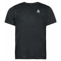 Odlo The Zeroweight Engineered Chill-tec Running T-shirt Shocking Black Melange Běžecké tričko s