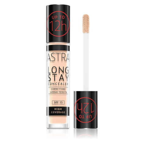 Astra Make-up Long Stay korektor s vysokým krytím SPF 15 odstín 001C Ivory 4,5 ml