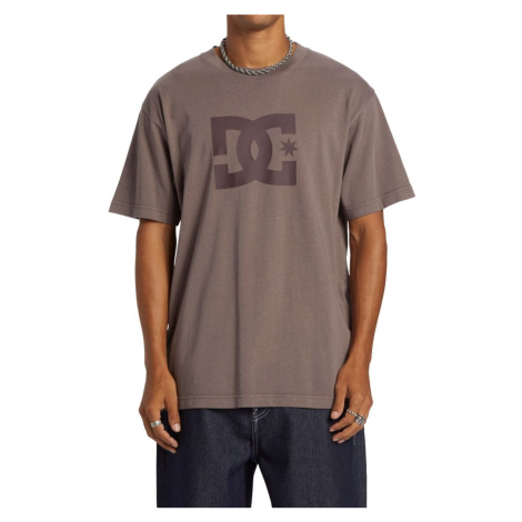 Dc shoes pánské tričko Star Pigment Dye Plum Truffle Enzyme Wash | Fialová | 100% bavlna