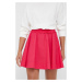 Bavlněná sukně Sisley růžová barva, mini, áčková