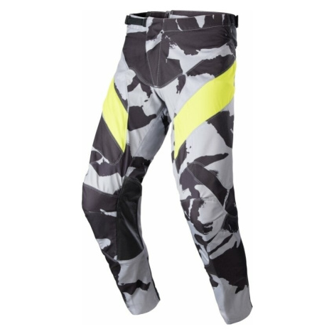 Alpinestars Racer Tactical Pants Gray/Camo/Yellow Fluorescent Motokrosové kalhoty