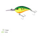 Zeck Wobler Cat Crank 7,5 cm 3 m F - Acid Green