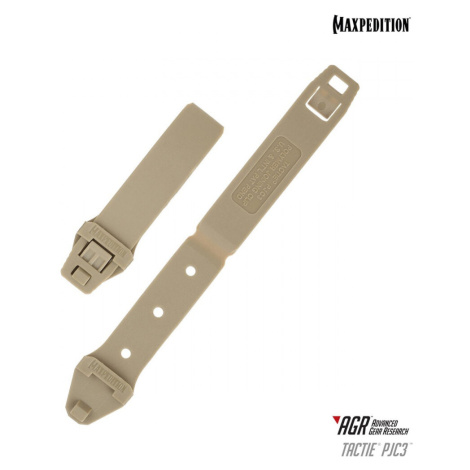 Připojovací pásky TacTie Clips Maxpedition® PJC3 6 ks – Khaki