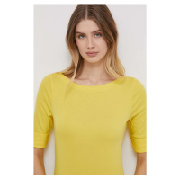 Tričko Lauren Ralph Lauren žlutá barva, 200654963