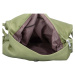 Trendový dámský koženkový batoh Pelias, pastelově zelená
