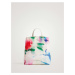 Bílý dámský vzorovaný batoh Desigual Focus Floral Arty Sumy Mini