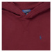 Polo Ralph Lauren LS PO HOOD-TOPS-KNIT Bordó