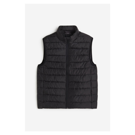 H & M - Lehká vatovaná vesta Slim Fit - černá H&M