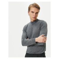 Koton Half Turtleneck Sweater Slim Fit Marked