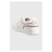 Kožené sneakers boty Tommy Hilfiger Low Cut Basket bílá barva