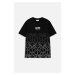 Dětské bavlněné tričko Coccodrillo černá barva, s potiskem
