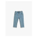 Koton Carrot Cut Jeans with Pockets and Elastic Waist