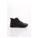 DGN 23103 Men's Lace-Up Boots BLACK ANALINE Genuine Leather