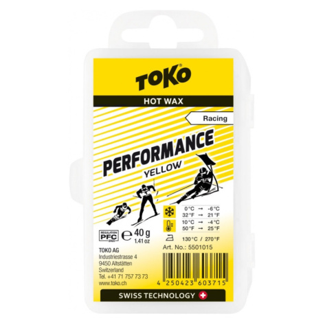 Vosk TOKO Performance žlutý 40 g TripleX