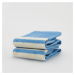 Reserved - Ponožky s vysokým podílem bavlny a kontrastním proužkem - Modrá