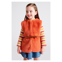 Dětská vesta Mayoral oranžová barva