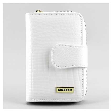 Luxusní dámská kožená peněženka Gregorio Thian, bílá