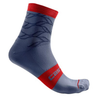 CASTELLI Cyklistické ponožky klasické - CLIMBER'S 3.0 - modrá