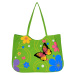 Farfalla Verde velká taška na pláž zelená