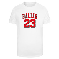 Ballin 23 Tričko s kulatým výstřihem bílé