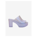 Světle fialové dámské pantofle na podpatku Melissa Mule AD