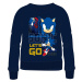 Ježek SONIC licence Chlapecká mikina Ježek Sonic 5218050, tmavě modrá Barva: Modrá tmavě