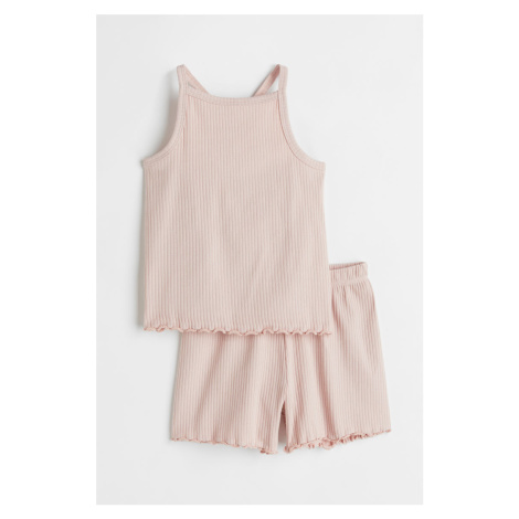 H & M - Pyžamo: tílko a šortky - růžová H&M