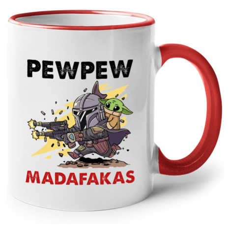 Keramický hrnek Pew Pew madafakas! BezvaTriko