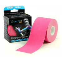 BronVit Sport Kinesio Tape classic 5 cm x 5 m tejpovací páska růžová