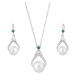GRACE Silver Jewellery Souprava šperků se sladkovodní perlou Caroline, stříbro 925/1000 SET2071-