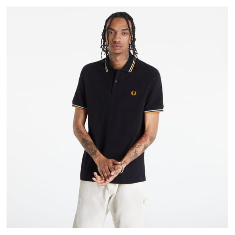 FRED PERRY Twin Tipped Fred Perry Shirt černé