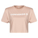 Converse Puff Wordmark Tee Růžová