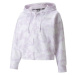 Puma SUMMER GRAPHIC AOP FULL-ZIP HOODIE Dámská mikina, fialová, velikost