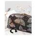 Dámská kožená peněženka zdobená holografickými motýlky