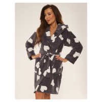 Bathrobe De Lafense 671 Hearts S-XL women's graphite 500