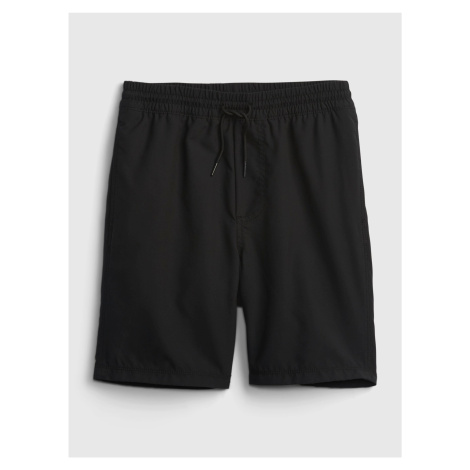 Černé klučičí dětské kraťasy liner shorts GAP