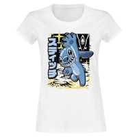 Lilo & Stitch Galactic Grunge Dámské tričko bílá