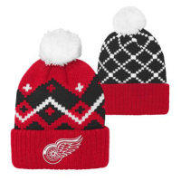 Detroit Red Wings dětská zimní čepice Patchwork Cuffed Knit
