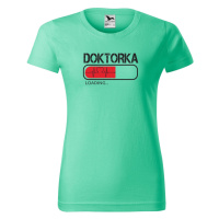 DOBRÝ TRIKO Dámské tričko s potiskem Doktorka loading Barva: Mátová