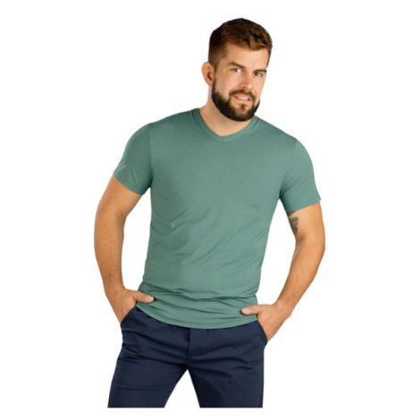 Pánské triko s krátkým rukávem Litex 7D249 | tmavě zelená